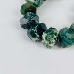 Браслет из Мохового агата 17 см +