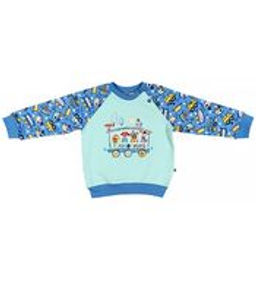 CRB wear/CWN 61422 Джемпер, голубой/Ex.Cherubino  фото 2