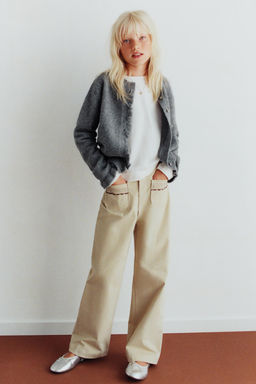 EMBROIDERED POCKET TROUSERS - Zara фото 5