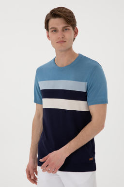 Erkek Slim Fit Bisiklet Yaka Lacivert Ti__rt Sepette S_rpriz _ndirim - U.s. polo assn фото 3