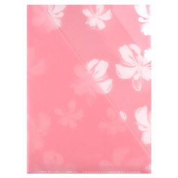 Папка-уголок для документов пластиковая Феникс+, арт. 72239/ 12 РОЗОВЫЕ ЦВЕТЫ (полипропилен, формат