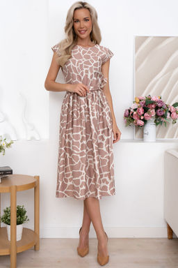 Платье Эдна (бежевое) П13875-45М