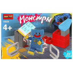 Конструктор МАСТЕР 35 дет. "Монстры" (15028-KY, 373768) в коробке