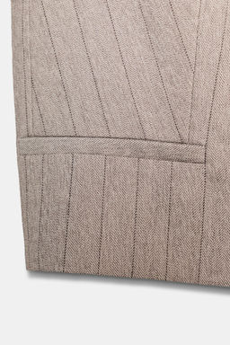 HERRINGBONE WAISTCOAT - Zara фото 20