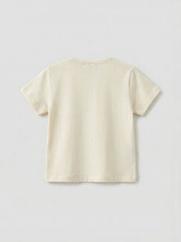 Bisiklet Yaka Mickey Mouse Bask?l? Erkek Bebek Ti??rt