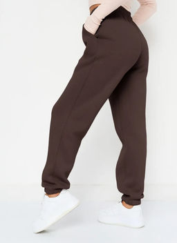 K13062 Спортивные брюки КОРИЧНЕВЫЙ