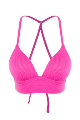 TRENDYOLMILLA Turuncu Ucgen Push Up Dokulu Bikini Ustu TBESS21BU0010  фото 29