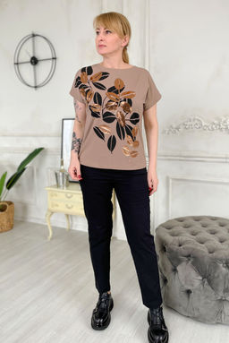 Футболка Rumoda 2145 капучино  фото 5