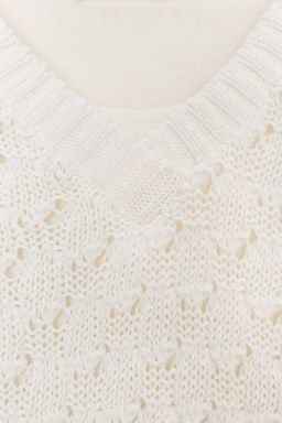JUMPER WITH WAISTCOAT DETAIL - Zara фото 7
