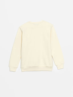 Bisiklet Yaka Bask?l? K?z ?ocuk Sweatshirt - Waikiki фото 2