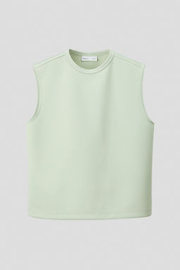 Camiseta sin mangas efecto neopreno Loose Fit