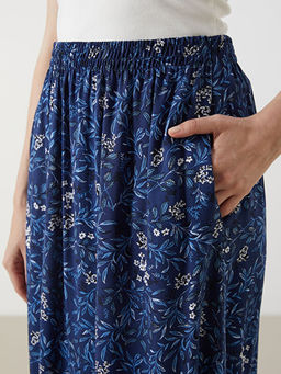 Beli Lastikli ?i?ekli Etek