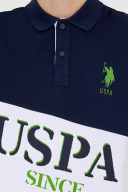 Мужская темно-синяя футболка с воротником-поло Неожиданная скидка в корзине - U.s. polo assn фото 6
