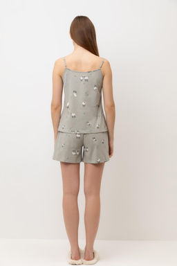 Е 20177/пыльно-оливковый,овечки на лугу пижама жен - Very neat фото 5