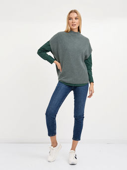 водолазка женская свободного кроя без рукавов - Glenfield фото 3