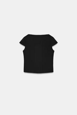 INTERLOCK SHORT SLEEVE T-SHIRT - Zara фото 5