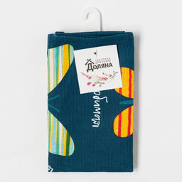 Цена за 2 шт. Кухонное полотенце Доляна. Радужные бабочки, 35?60 см, 100% хлопок, 160 г/м?