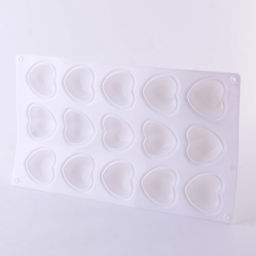 80327-287G Форма Сердце для выпечки кексов, пирожных, конфет, муссов силикон (х120) - Mayer&boch фото 4