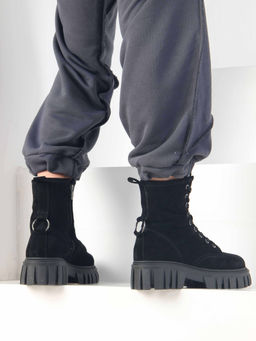 Ботинки EDART 329.21153 bl. черный замша/шерсть - Ed'art фото 8