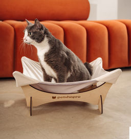 ВИА Гамак напольный " Скуби", бежевый, 37*47*24, 38ер98 GNGN-K (бежевый-коричневый)