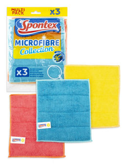 Салфетка микрофибра впитывающая MICROFIBRE PADS 20х17.5см 3шт