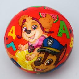 Мягкий мяч Paw Patrol «Алфавит», 6.3 см, МИКС