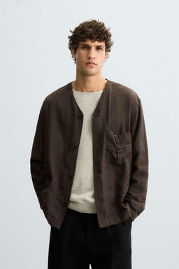STRIPED JACQUARD SHIRT - Zara фото 2