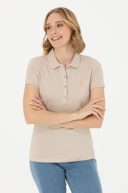 U. S. Polo Assn Женская базовая футболка Stone - U.s. polo assn фото 15