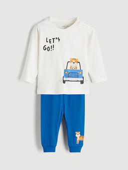 Bisiklet Yaka Erkek Bebek Sweatshirt ve E?ofman Alt