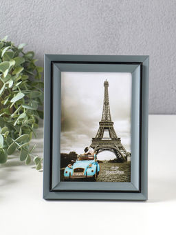 Фоторамка пластик 10х15 см "Остин" серый графит 18,5х13,5х1,5 см