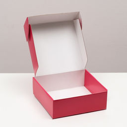 Коробка самосборная, красная, 23 х 23 х 8 см - Simaland фото 3