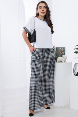 Костюм Барселона (клетка блэк) К7065 - Lt collection фото 16