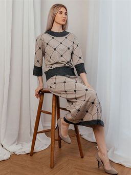 Джемпер лен, полушерсть, ВОЛТРИ  фото 3