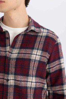 Рубашка Lumberjack с длинным рукавом в клетку стандартного кроя - Defacto фото 5