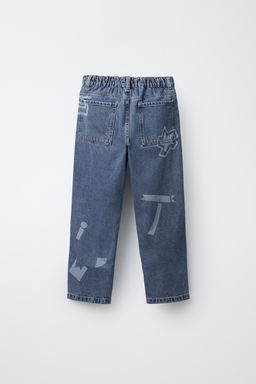 PRINTED SKATER JEANS - Zara фото 2