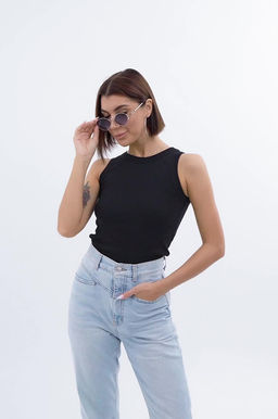 Женская базовая майка из кашкорсе Happy Fox  фото 2