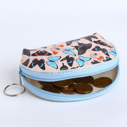 Цена за 2 шт. Кошелёк-монетница на молнии, 12×3.5×8.5 см, МИКС