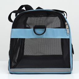 Сумка-переноска сетчатая,52 х 25 х 33 см, голубая - Пижон фото 6
