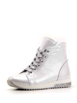 Ботинки EDART 316.omega2 silver.white./байка