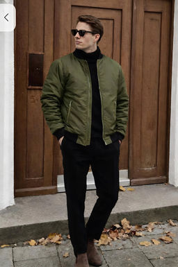 Бомбер мужской демисезонный "HN-5" хаки Бомбер мужской демисезонный "HN-5" хаки