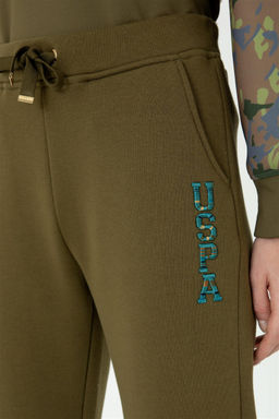 Женские спортивные штаны цвета хаки - U.s. polo assn фото 6