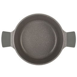 Stella Кастрюля с тефлоновым покрытием 5,2л, д25,5см, h14,5см, s0,32см, дно д20см, s0,4см, литая, стеклянная жаропрочная крышка, капучино (cappuccino) (Россия) - Домашняя мода фото 3