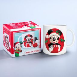 Набор для декора кружки полимерной глиной Новый год!, Микки Маус - Disney фото 5