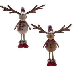 Игрушка набивная "Олень", L24 W13 H55/43 см, 2в.