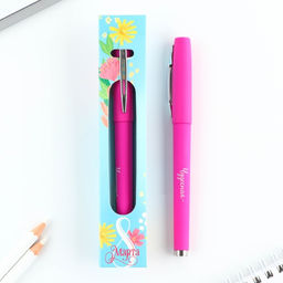 Цена за 2 шт. Ручка шариковая, синяя паста, 0.7 мм, корпус пластик 8 марта