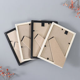 Набор фоторамок для фото Keep memories 10×15 см «Формат», 4 шт., чёрный, белый, (стекло)