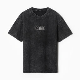 Футболка из вареного хлопка женская Mist Icon, размер S, чёрная