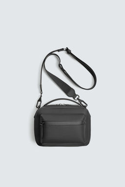 RUBBERISED TEXTURED CROSSBODY BAG
