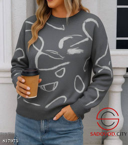 Свитер женский с рисунком - Bruno фото 5