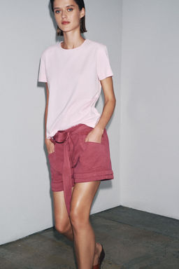 SHORT SLEEVE RUSTIC COTTON T-SHIRT